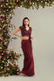 Wine Drape Saree